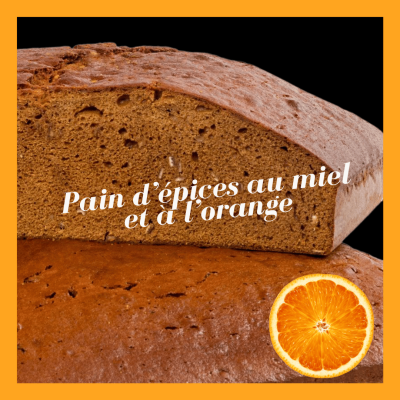 Pain d'Épice au Miel "Les Classiques" 1004 Pain d'épice ORANGE