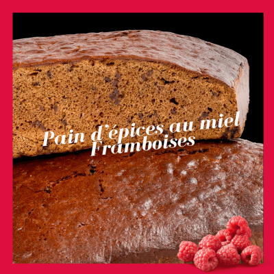 Pain d'Épice au Miel "Les Classiques" 1012 Pain d'épice FRAMBOISE