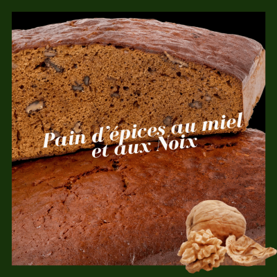 Pain d'Épice au Miel "Les Classiques" 1003 Pain d'épice NOIX PERIGORD