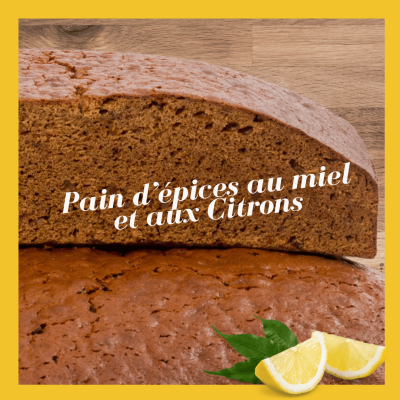 Pain d'Épice au Miel "Les Classiques" 1010 Pain d'épice CITRON