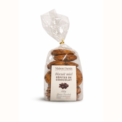 Biscuit au miel & pépites de chocolat 150 gr