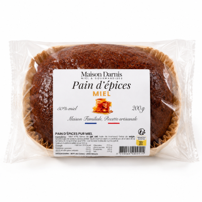pain d'epices 200 GR pur miel Maison DARNIS