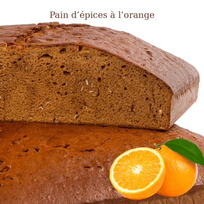Pain d’épices au miel Orange