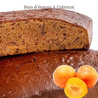 Pain d’épices au miel et à l’abricot