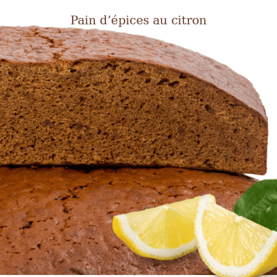 Pain d’épices au miel et au citron