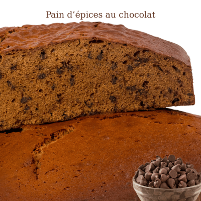 Pain d’épices au miel et au chocolat